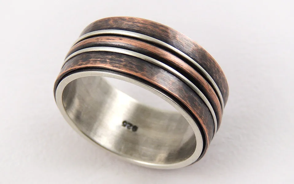 Unique wedding band for men