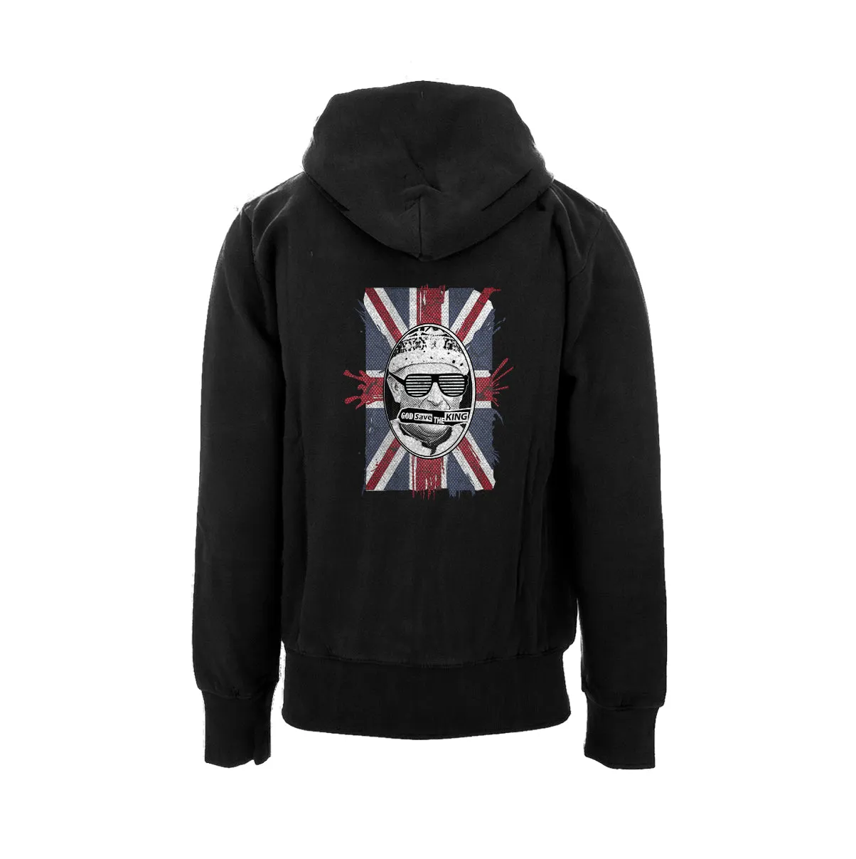 Urban Attitude Kings Coronation 2023 God Save The King 01 Hoodie Back Print (Back)