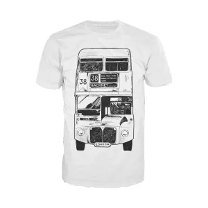 Urban Attitude London Bus Calling 38 Hackney Men's T-shirt (White)
