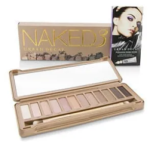 Urban Decay By Urban Decay Naked 3 Eyeshadow Palette: 12X Eyeshadow, 1X Doubled Ended ShadowBlending Brus
