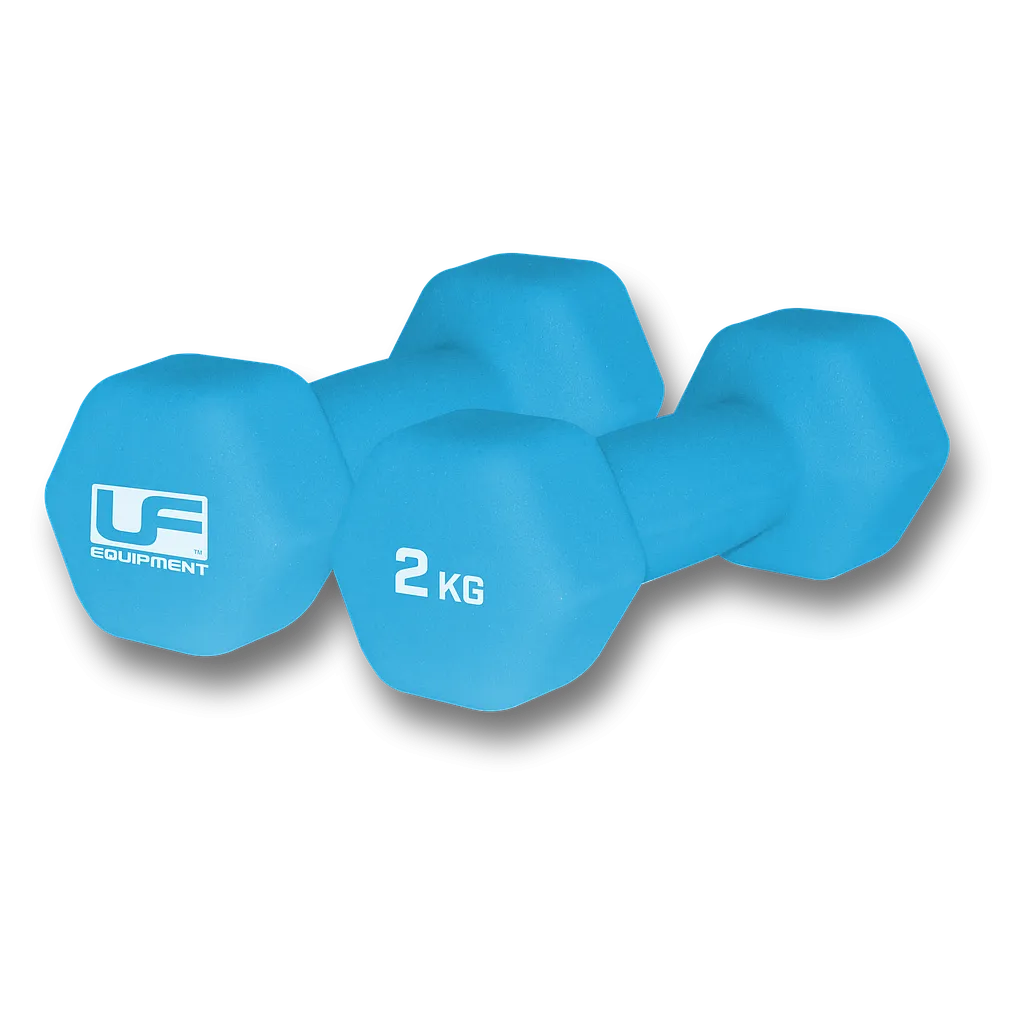 Urban Fitness Hex Dumbbells - Neoprene Covered (Pair)