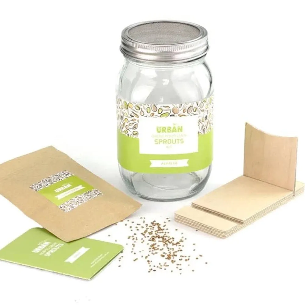 Urban Greens Alfalfa Sprouts Jar Kit