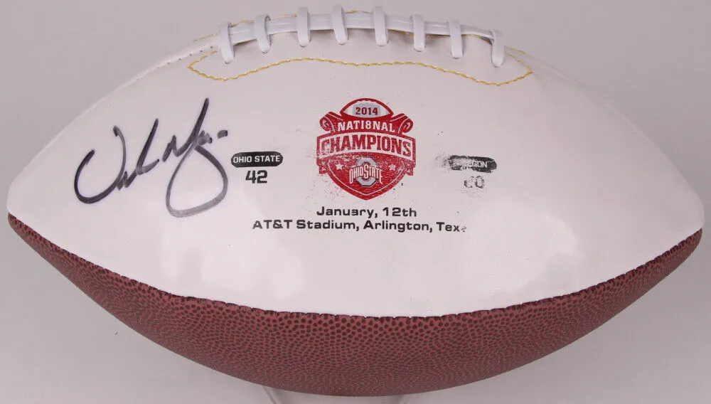 Urban Meyer Signed 2014 Ohio State Buckeyes National Champions Football Fanatics