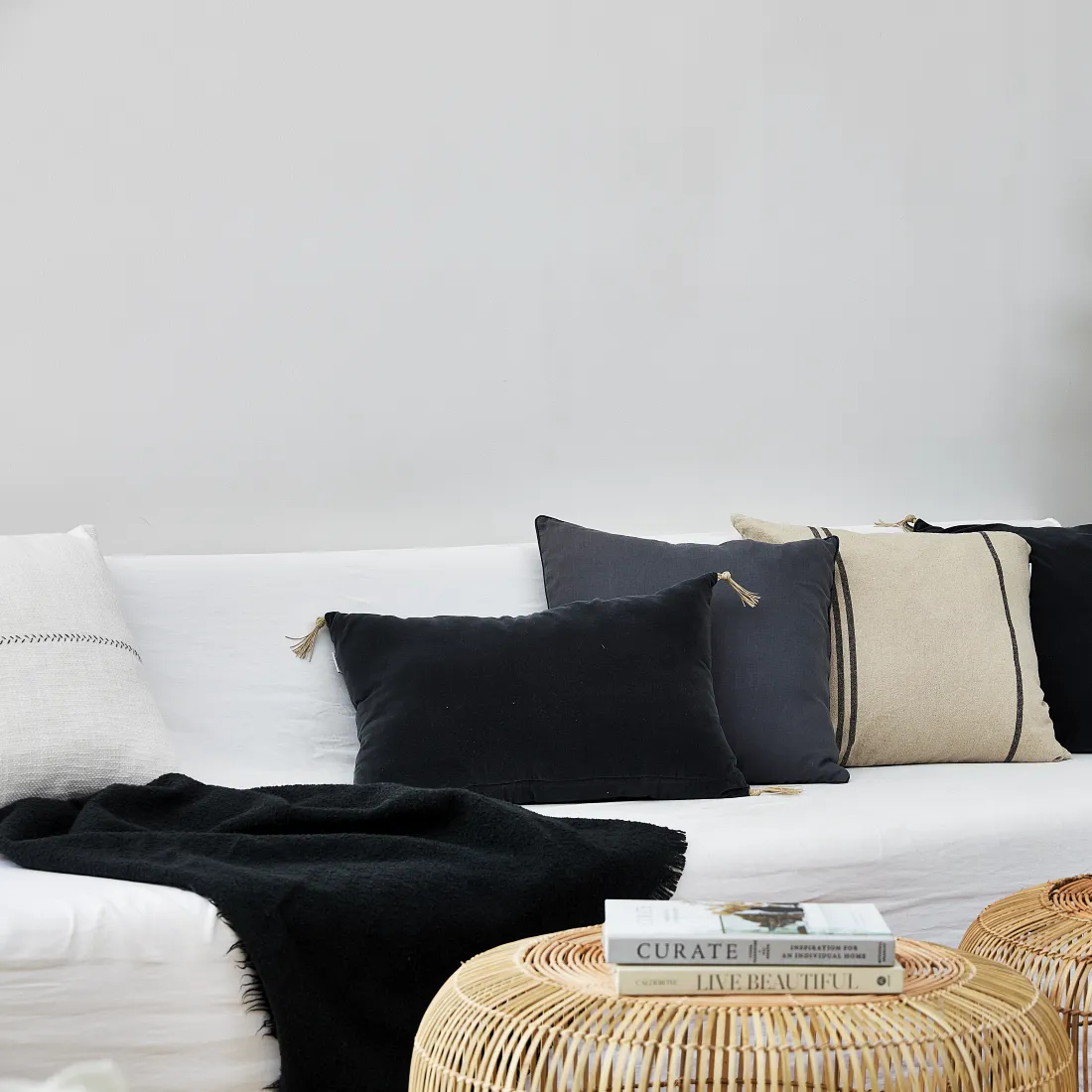Urban Oasis Ava Lumbar Cushion Woodland Gray