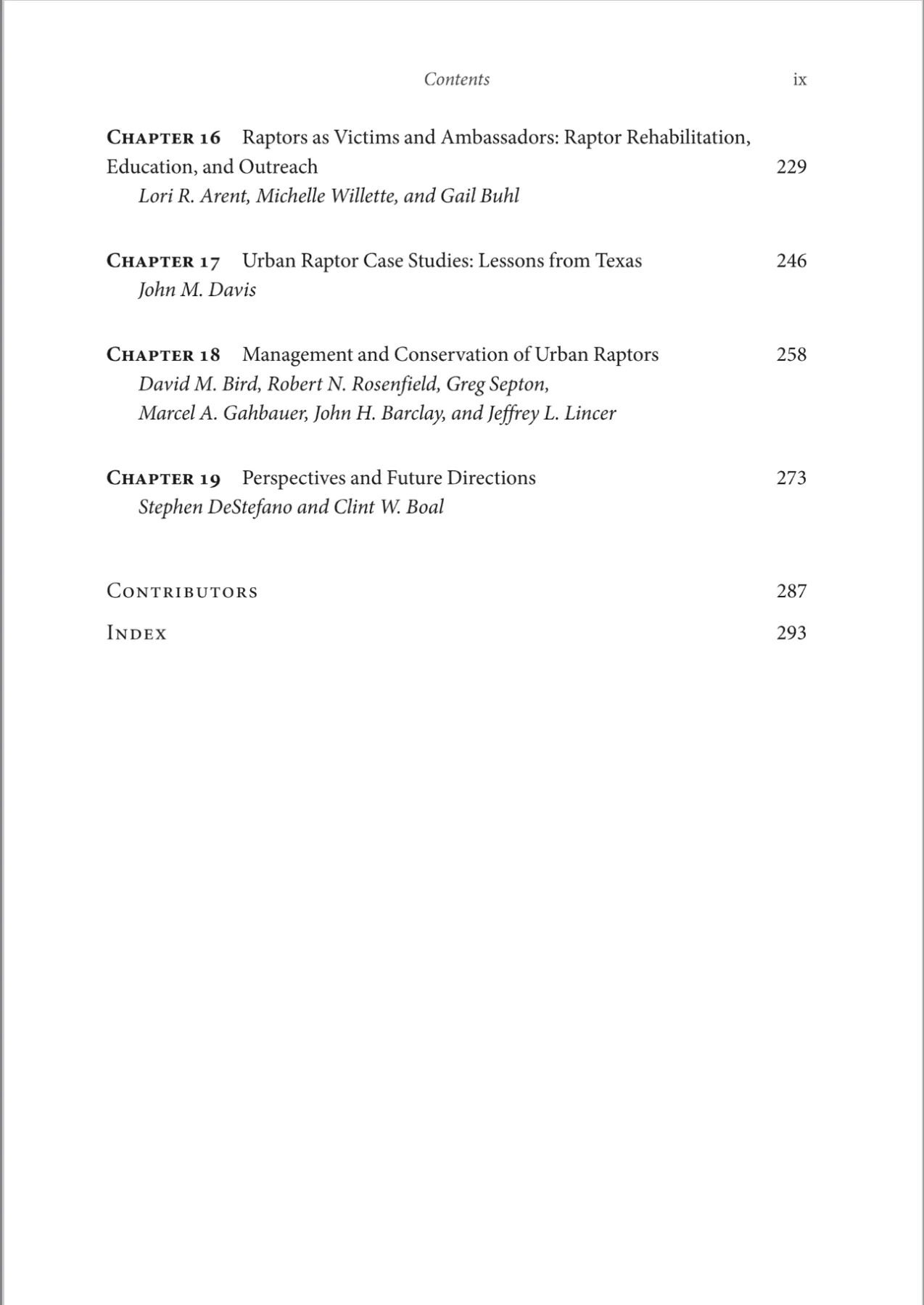 Urban Raptors: Ecology and Conservation of Birds of Prey in Cities