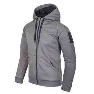 URBAN TACTICAL HOODIE (FullZip) - Melange Grey