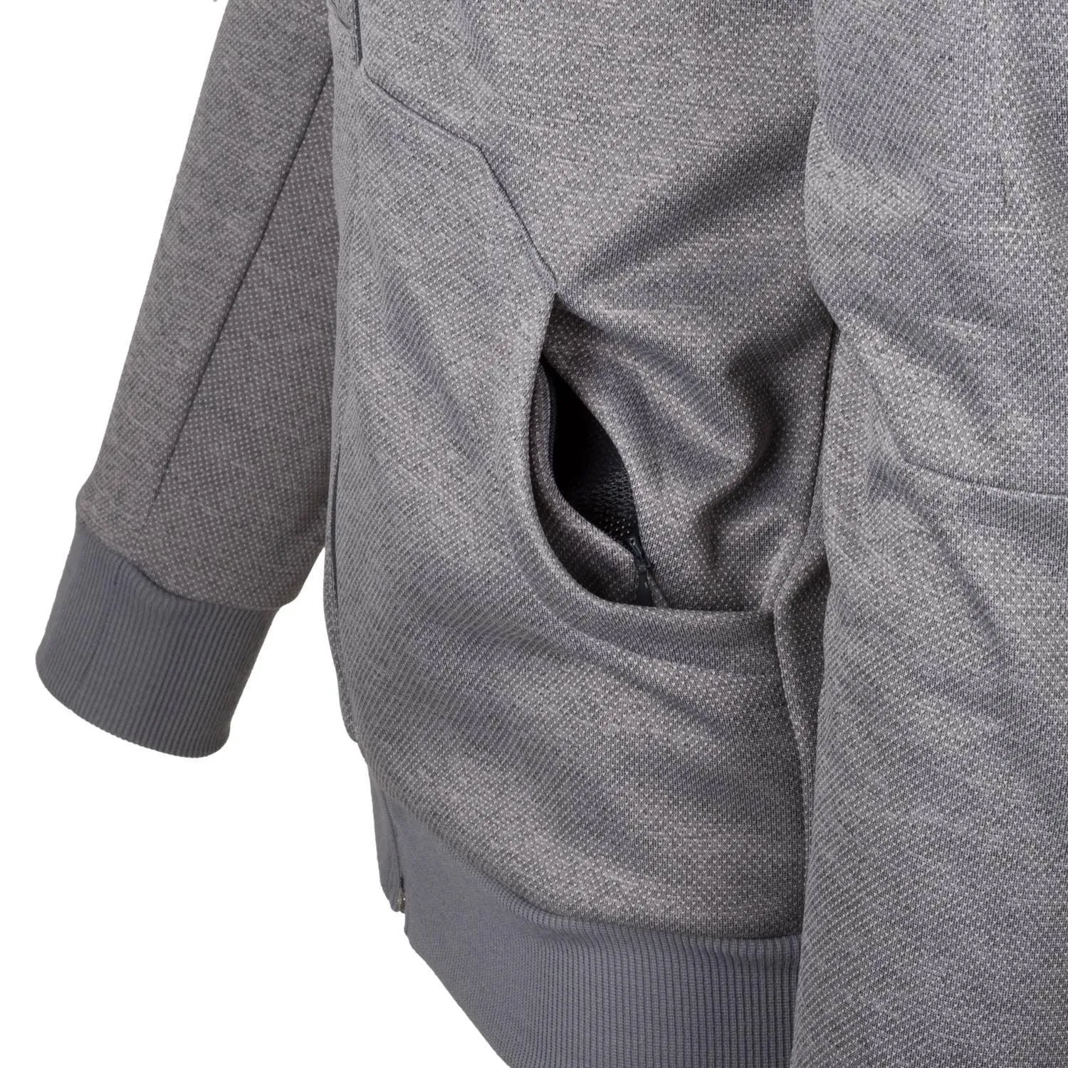 URBAN TACTICAL HOODIE (FullZip) - Melange Grey