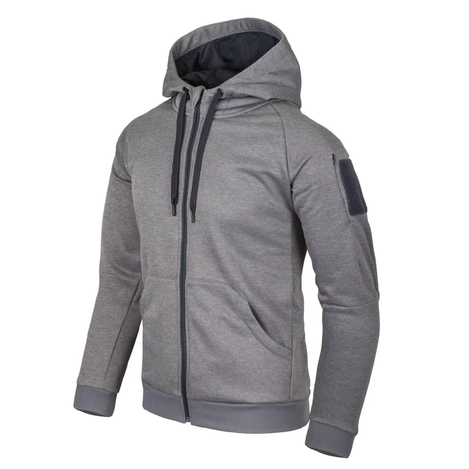URBAN TACTICAL HOODIE (FullZip) - Melange Grey