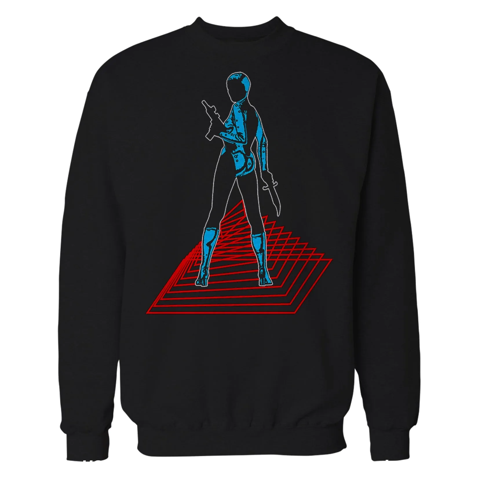 US Brand X Future Retro Cleo Pose Official Sweatshirt (Black)
