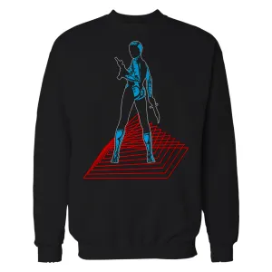 US Brand X Future Retro Cleo Pose Official Sweatshirt (Black)