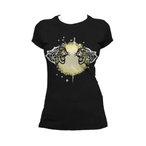 US Brand X Old's Kool Leopard Mirror Official Women's T-Shirt (Black)