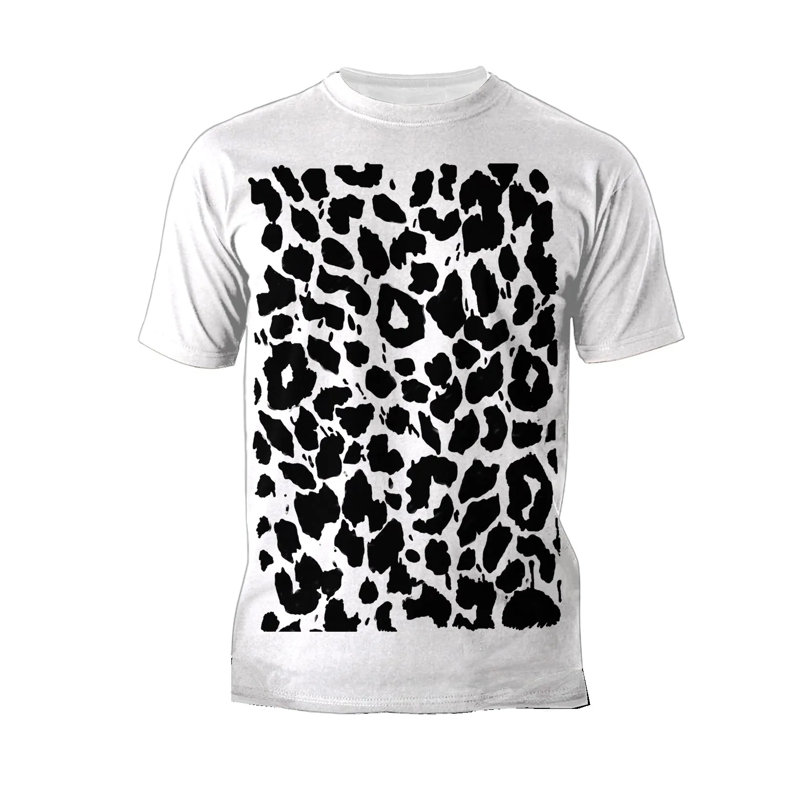 US Brand X Old's Kool Leopard Print Official Men's T-Shirt (White)