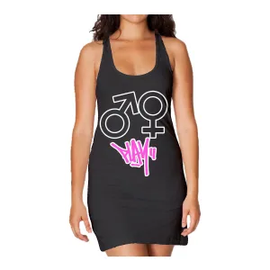 US Brand X Old's Kool Play Official Women's Tank Dress (Black)