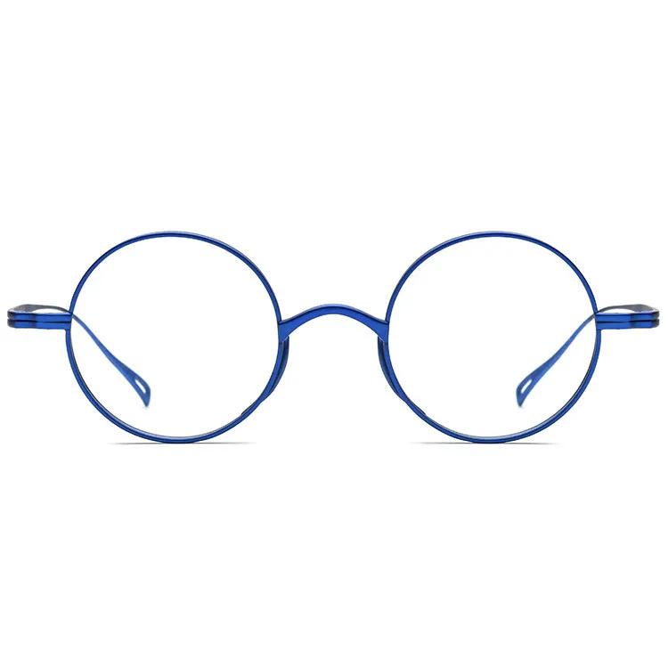 Valen Titanium Vintage Round Eyeglasses Frames