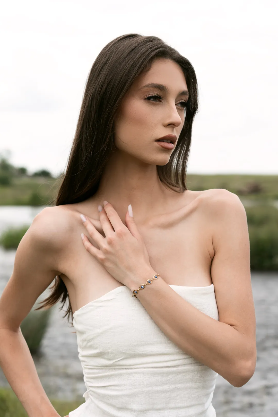 Victoria Evil Eye Bracelet