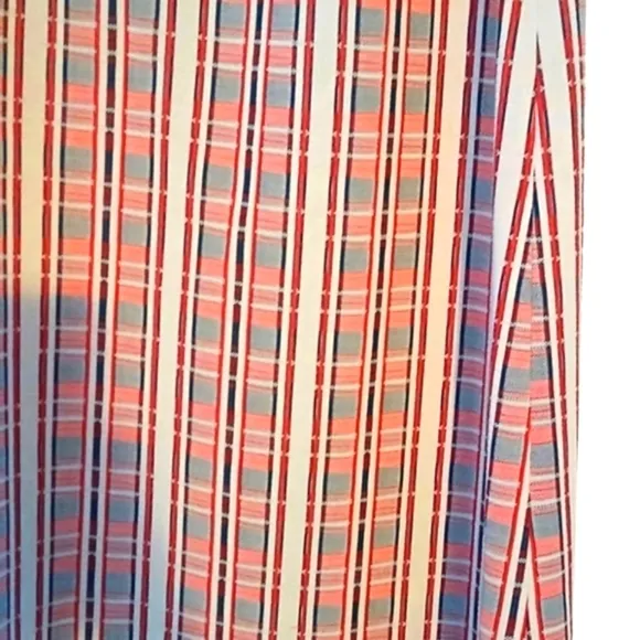 Vintage 70's Jantzen Beach Skirt Maxi A-Line Geometric Stripes Stretchy