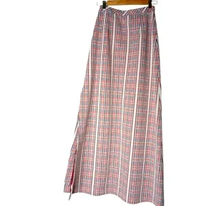 Vintage 70's Jantzen Beach Skirt Maxi A-Line Geometric Stripes Stretchy