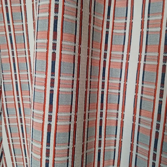 Vintage 70's Jantzen Beach Skirt Maxi A-Line Geometric Stripes Stretchy