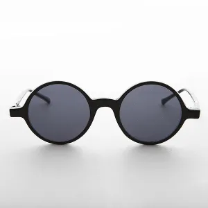 Vintage Retro Circle Acetate Plastic Round Sunglass - Sienna