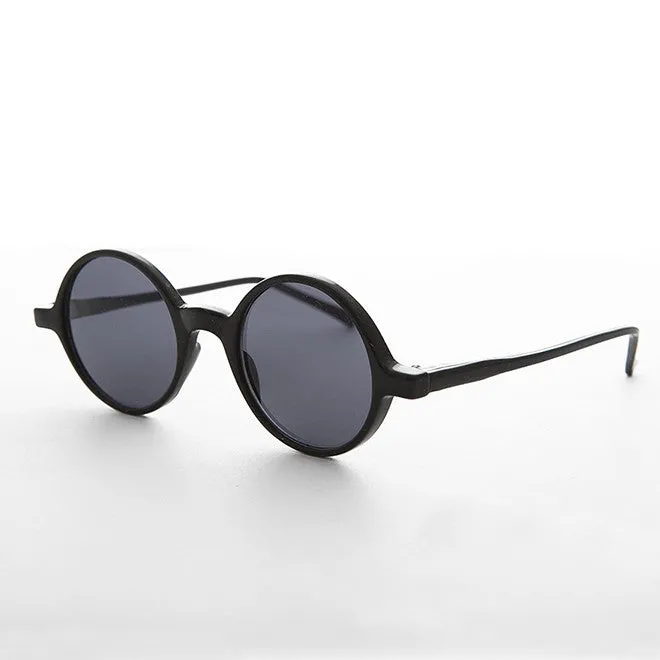 Vintage Retro Circle Acetate Plastic Round Sunglass - Sienna