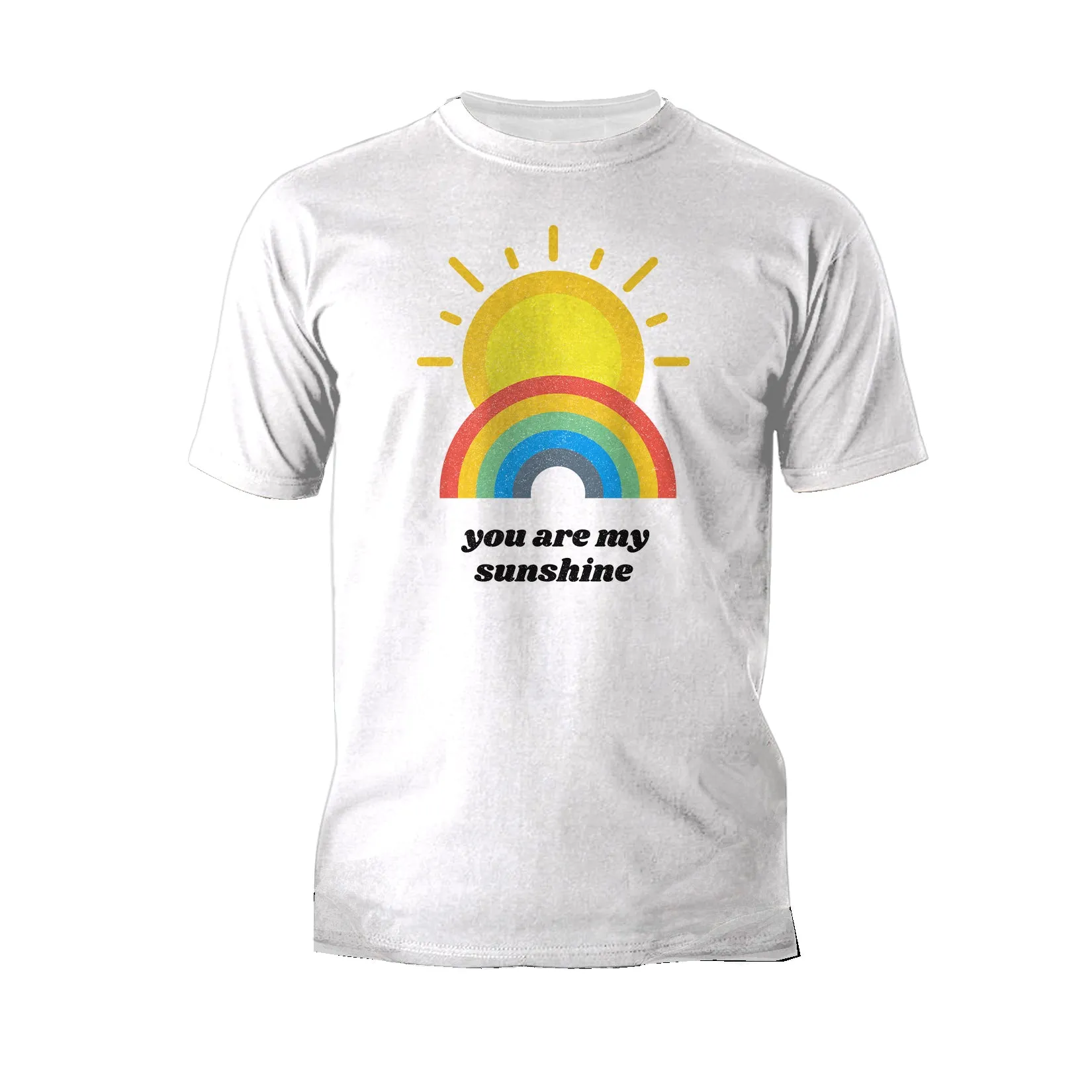 Vintage Valentine Sun Rainbow You Are My Sunshine Men's T-shirt