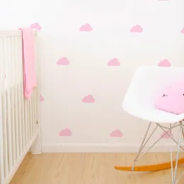 Wall Vinyl Stickers - Pale Pink Cloud