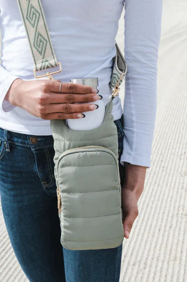WANDERFULL HYDROBAG | SAGE GREEN WITH SAGE AND TAN STRAP