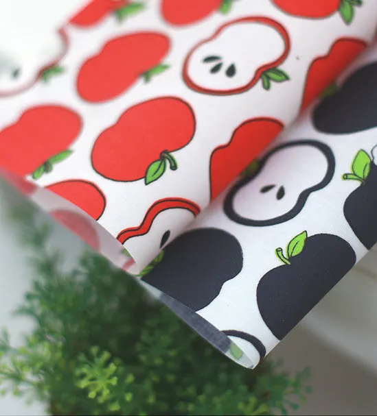 Waterproof Fabric Red Apple per Yard 30374