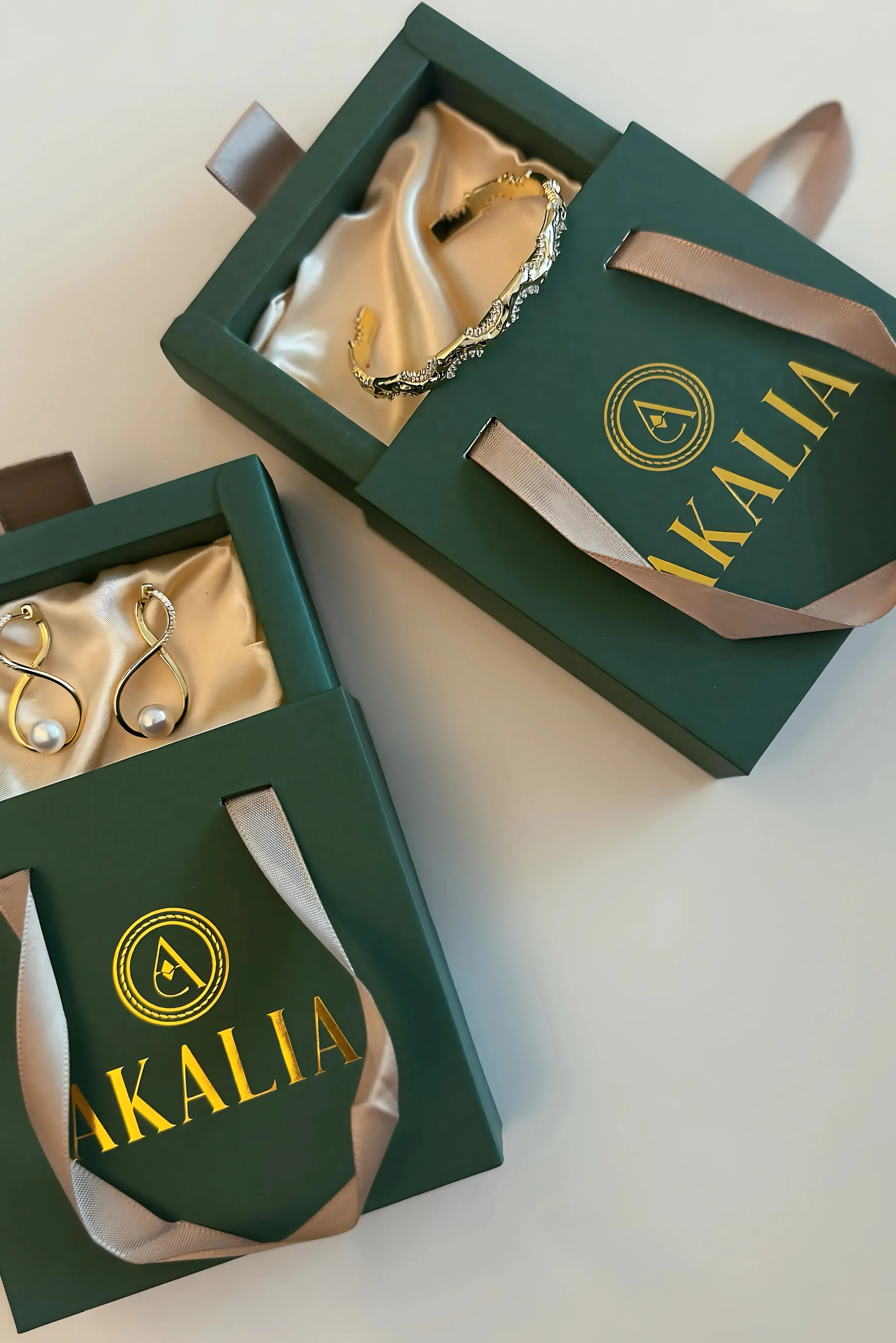 Waterproof Gold Silver Chain Hoop Earring