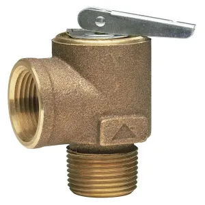 Watts Regulator 315M2 3/4" 15 PSI Steam Safety Relief Valve, Cap 375 lbs/Hr