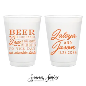 What Happens in Texas (or Your State) - 12oz or 16oz Frosted Unbreakable Plastic Cup #45