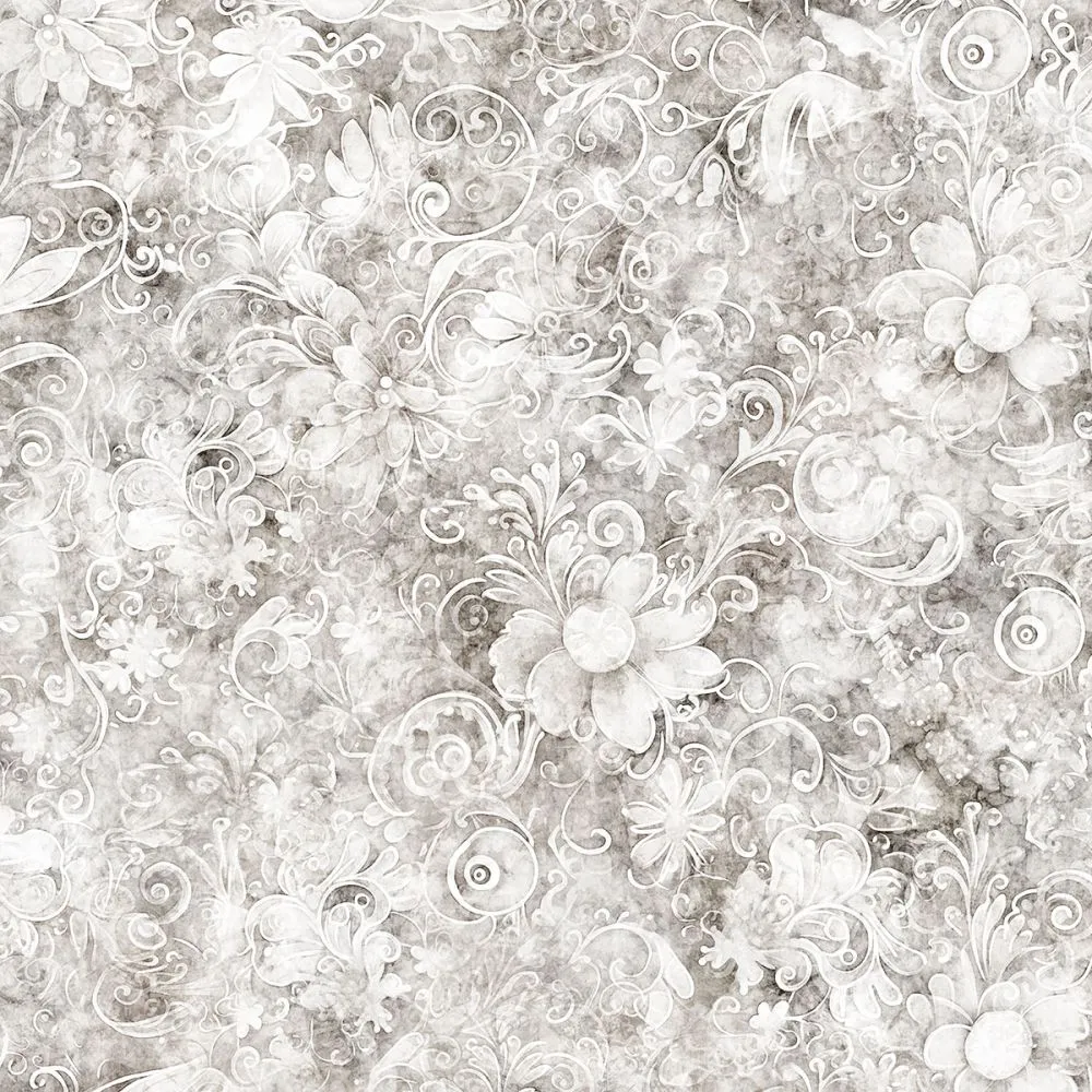 White and Brown Swirl Fabric, Item No. 24305