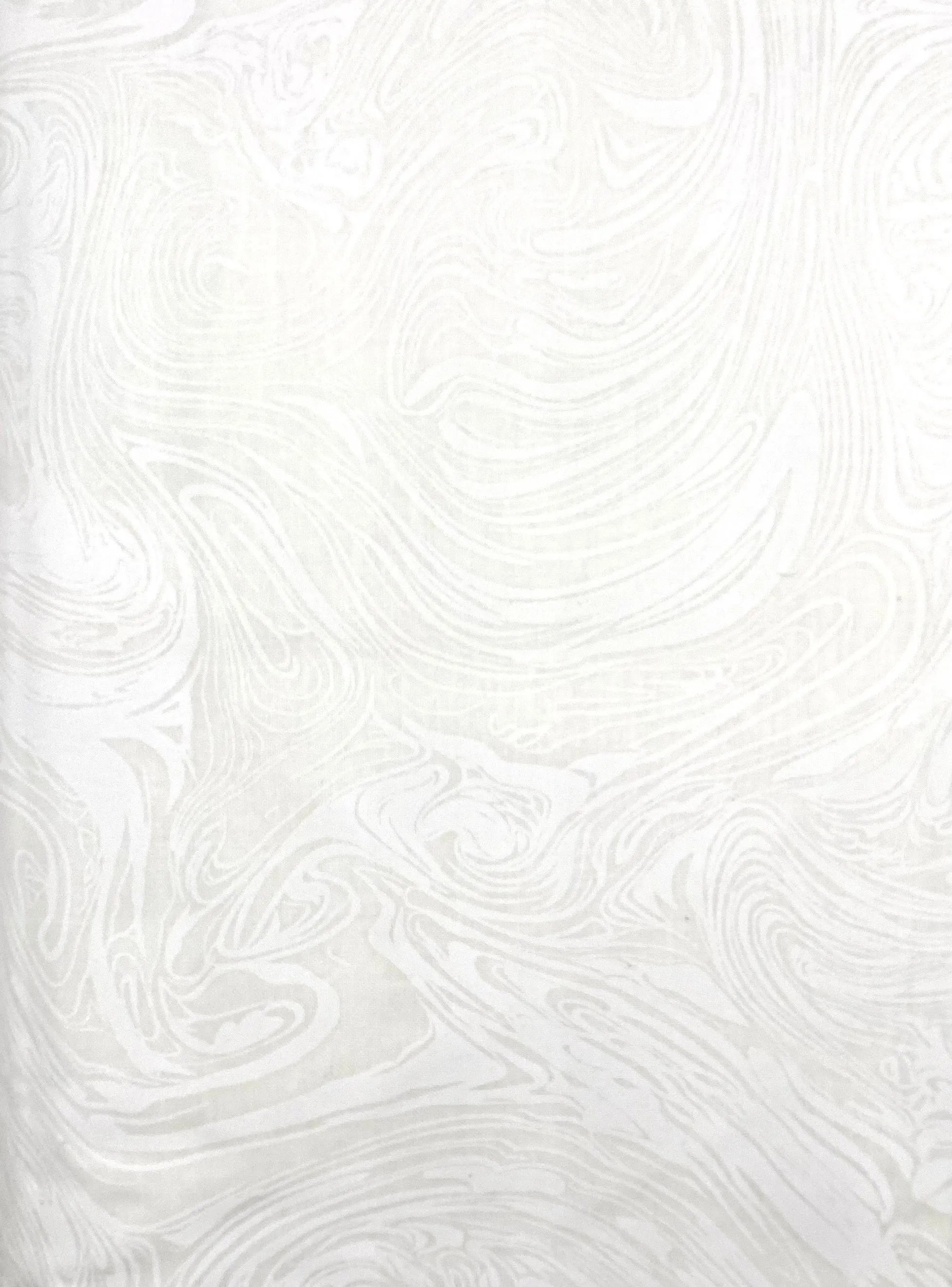 White on White Swirl Fabric, Item No. 18266