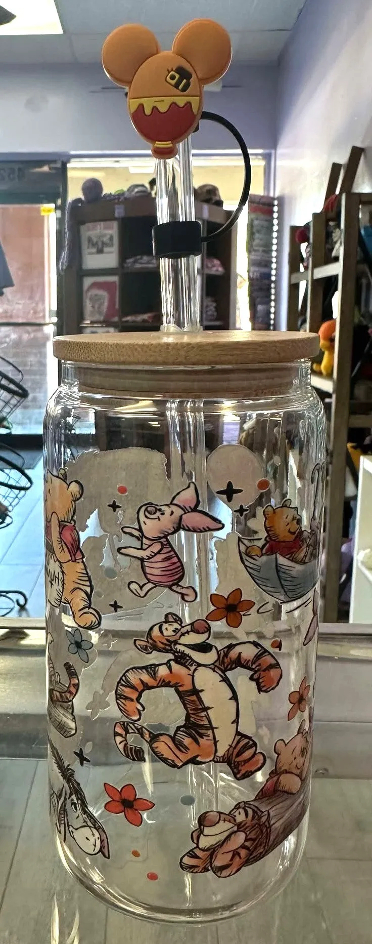 Winnie the Pooh Glass Cup