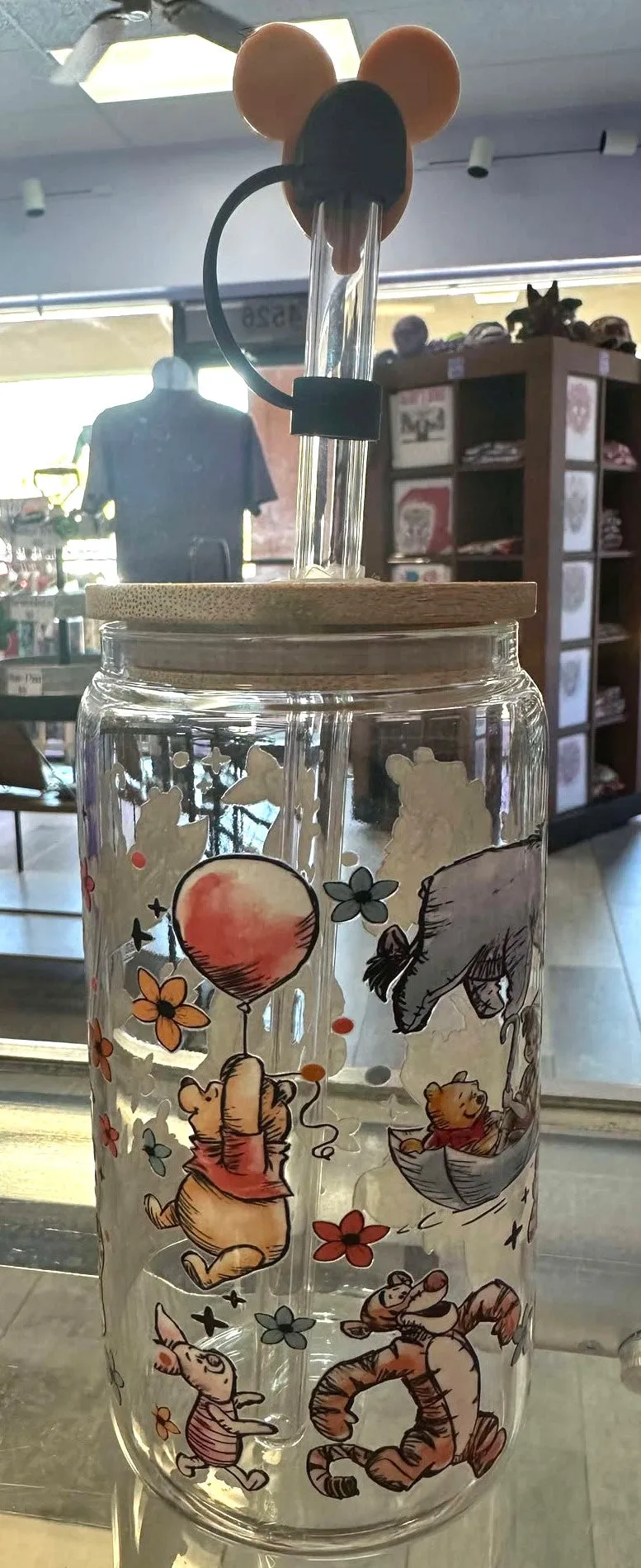 Winnie the Pooh Glass Cup
