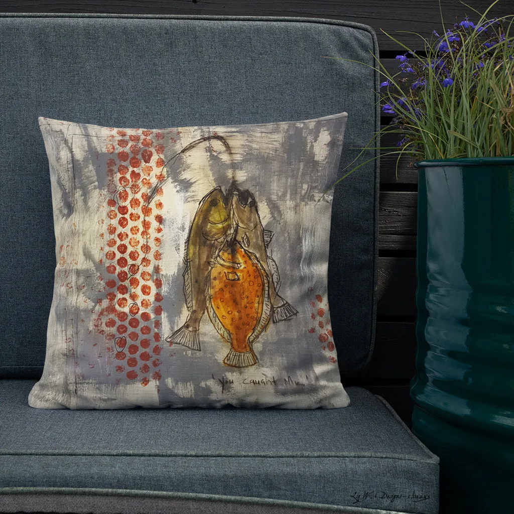 You Caught Me I - Artful Pillow