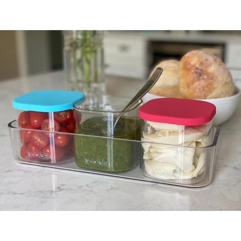 Yumbox Chop Chop - Clear Serving Tray - Rectangle