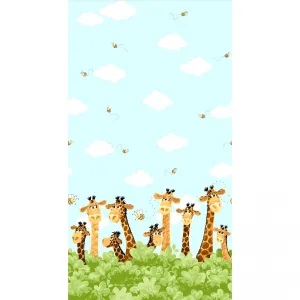 Zoe The Giraffe II Border Print WSB20257-930 Susybee