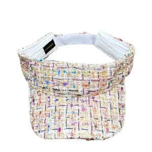 Zomi Gems Tweed Visor - White